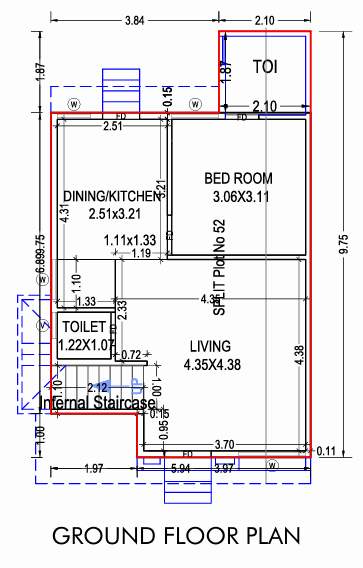 samruddhi shrey ii Floor Plan Ground Floor Plan