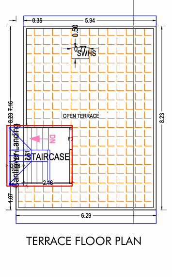 Terrace Floor Plan samruddhi shrey ii Floor Plan Terrace Floor Plan