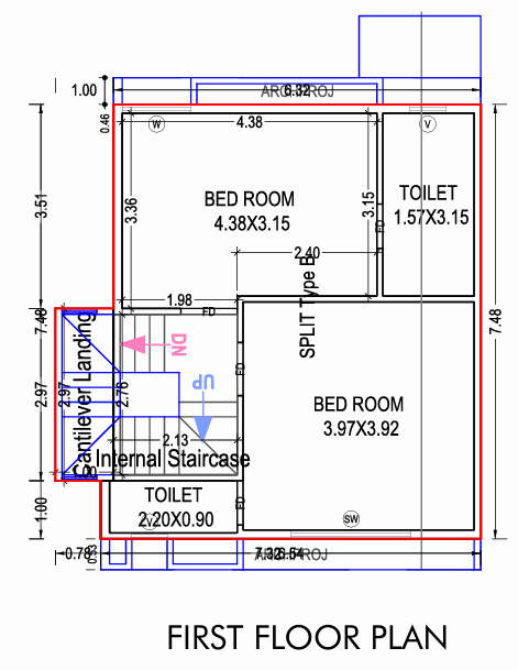 samruddhi shrey ii Floor Plan First Floor Plan
