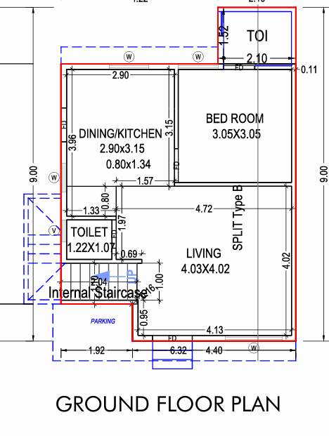 samruddhi shrey ii Floor Plan Ground Floor Plan