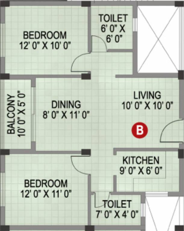  magnolia vishnupriya Floor Plan Floor Plan