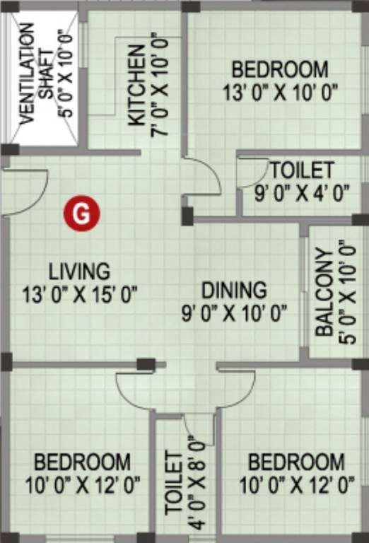  magnolia vishnupriya Floor Plan Floor Plan