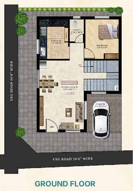  ath ananterra Floor Plan Ground Floor Plan