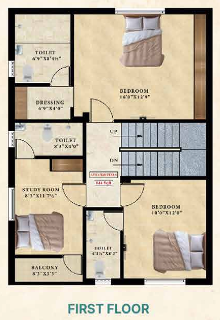  ath ananterra Floor Plan Ground Floor Plan