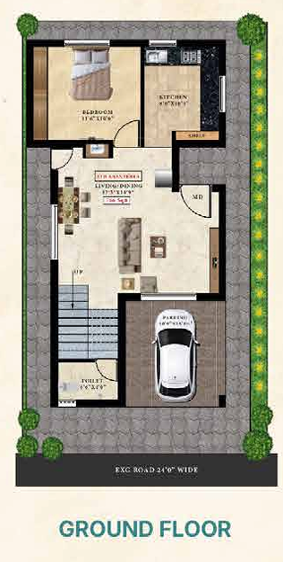  ath ananterra Floor Plan Ground Floor Plan