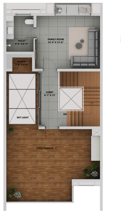  botanica Floor Plan Second Floor Plan