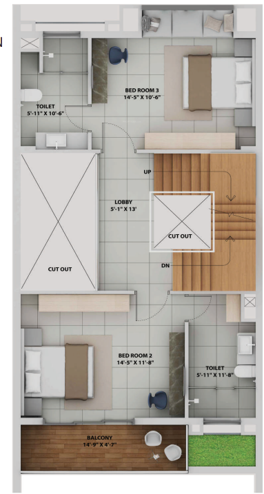  botanica Floor Plan First Floor Plan