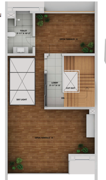  botanica Floor Plan Second Floor Plan