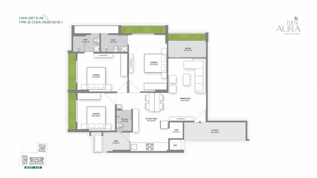 Floor Plan tulsi aura Floor Plan Floor Plan