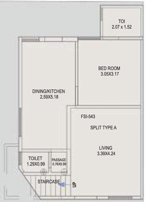  bunglows Floor Plan Ground Floor Plan