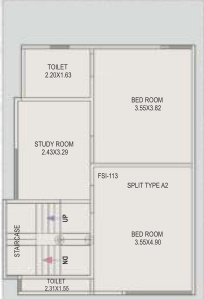  anaya bunglows Floor Plan First Floor Plan