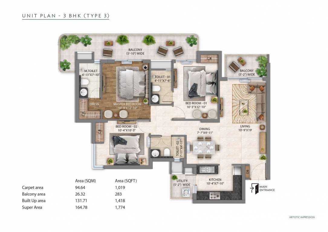 wave eden Floor Plan Floor Plan