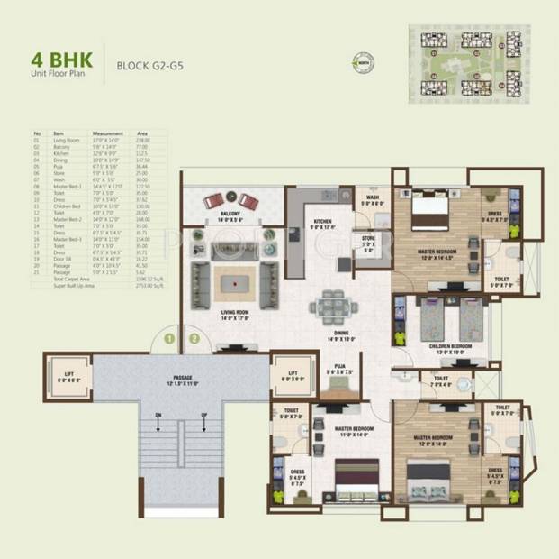 Happy Home Happy Glorious (4BHK+4T (1,596 sq ft) 1596 sq ft)