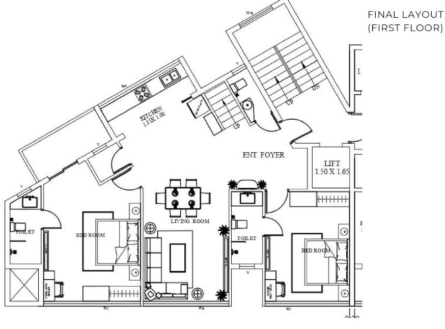  campal park Floor Plan First Floor Plan