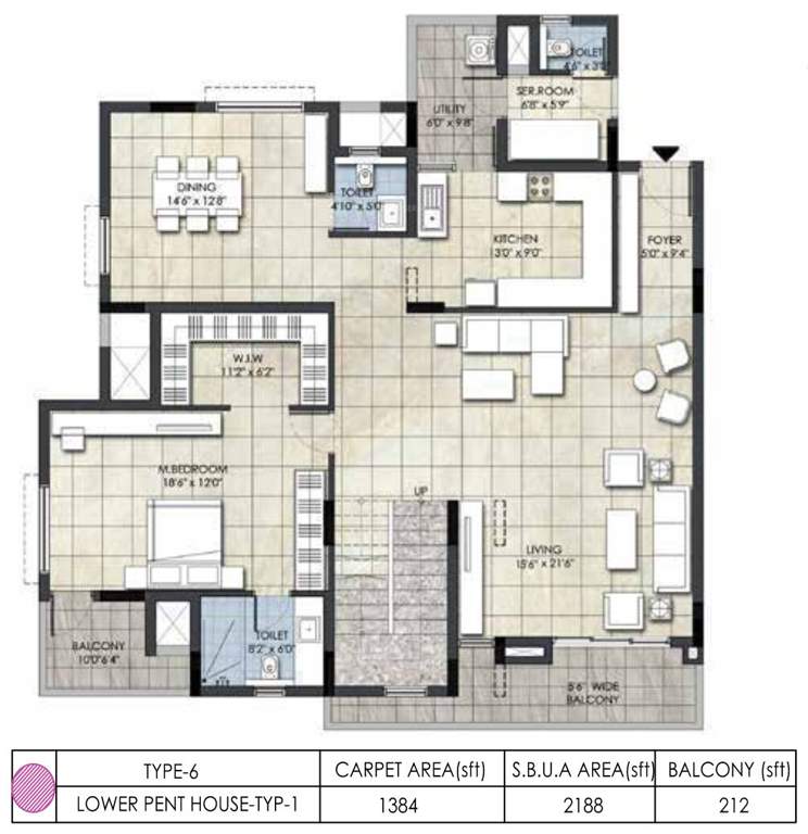  nido de aamor Floor Plan Lower Level Penthouse Plan