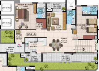 Lower Level Duplex Plan 22-and-crest Floor Plan Lower Level Duplex Plan