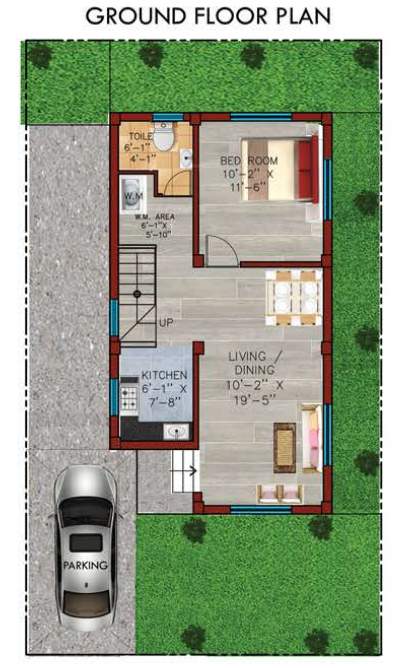  vriddhi fresco fountain city Floor Plan Ground Floor Plan