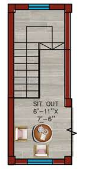 Second Floor Plan vriddhi fresco fountain city Floor Plan Second Floor Plan