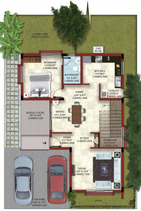  eternia ii Floor Plan Ground Floor Plan