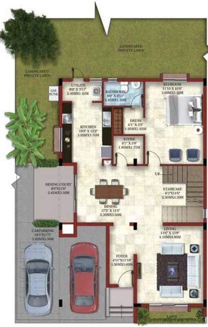  eternia ii Floor Plan Ground Floor Plan