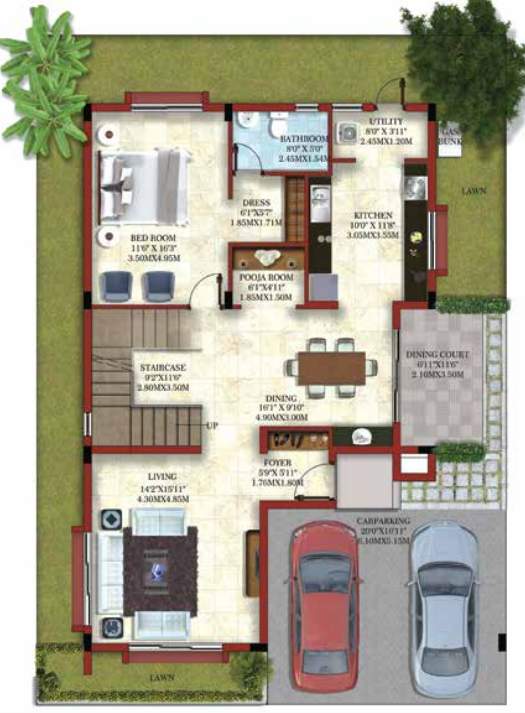  eternia ii Floor Plan Ground Floor Plan