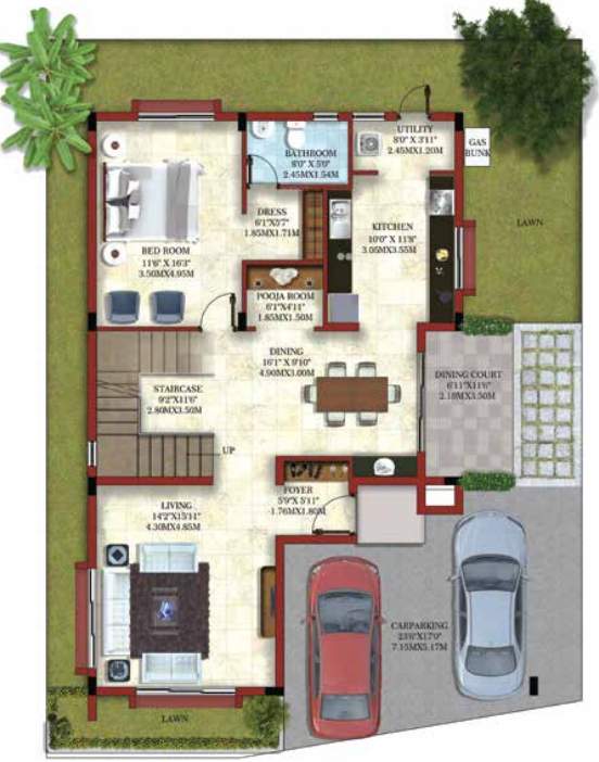  eternia ii Floor Plan Ground Floor Plan