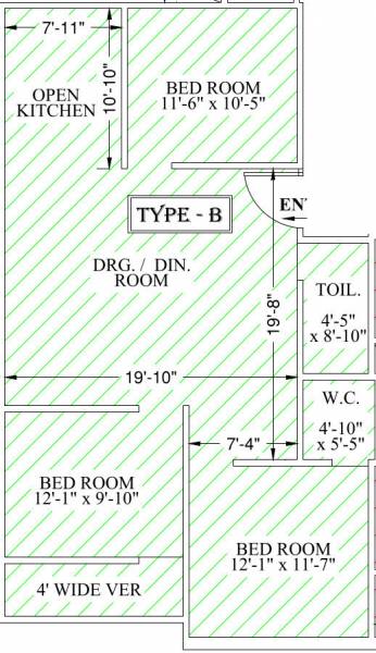  loknath-apartment Floor Plan Floor Plan