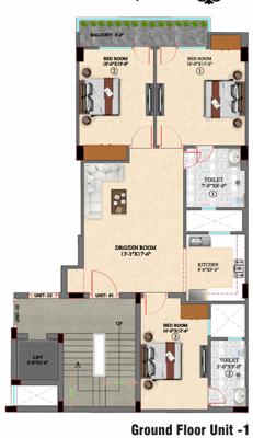  metro-view-apartment Floor Plan Floor Plan