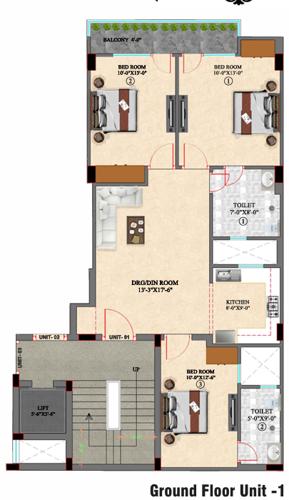  metro-view-apartment Floor Plan Floor Plan
