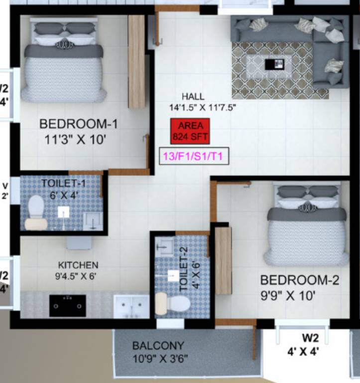  crest ostia Floor Plan Floor Plan