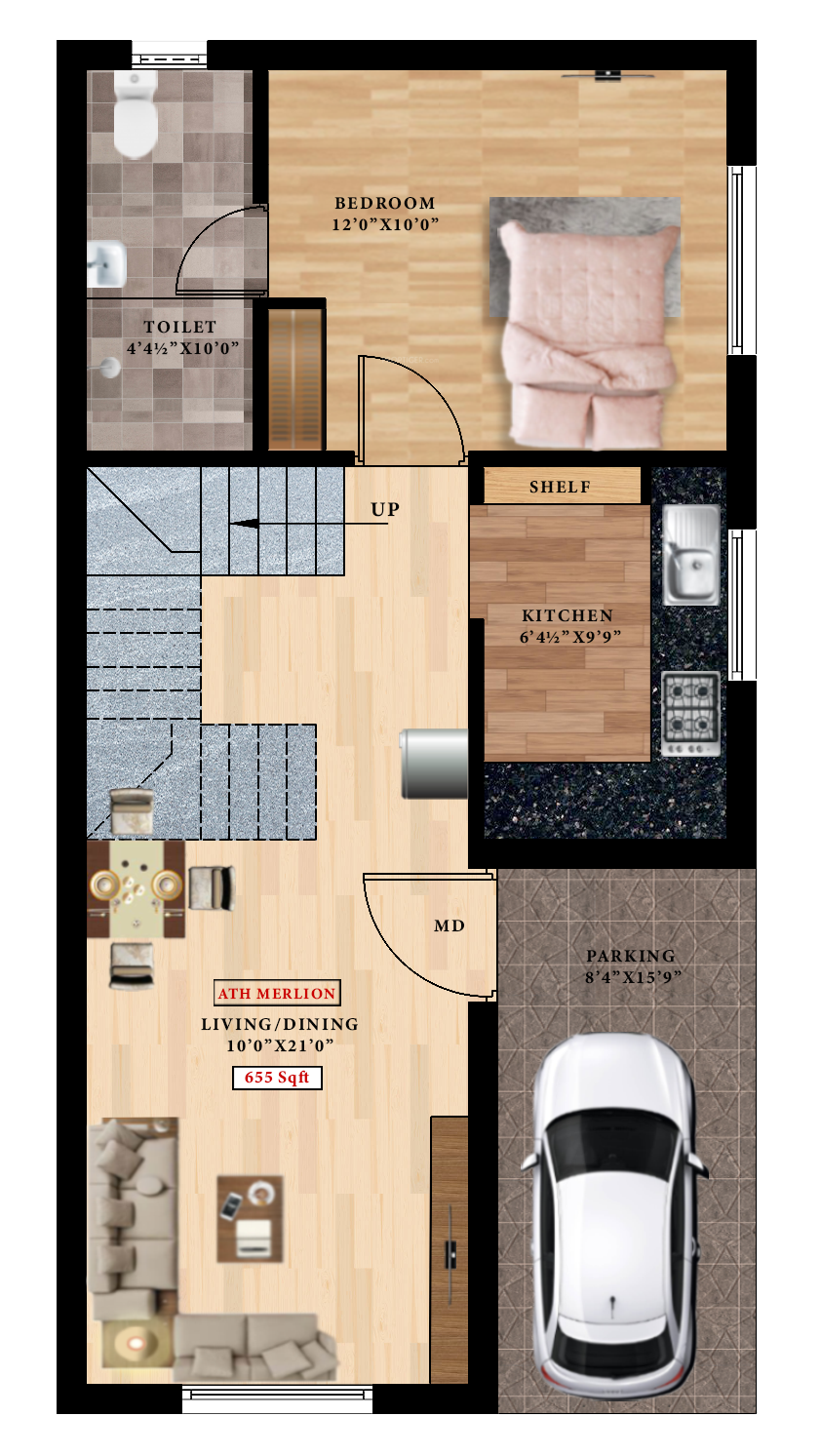  ath merlion Floor Plan Ground Floor Plan