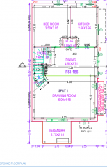  vraj-bungalows Floor Plan Ground Floor Plan