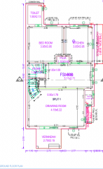 vraj-bungalows Floor Plan Ground Floor Plan