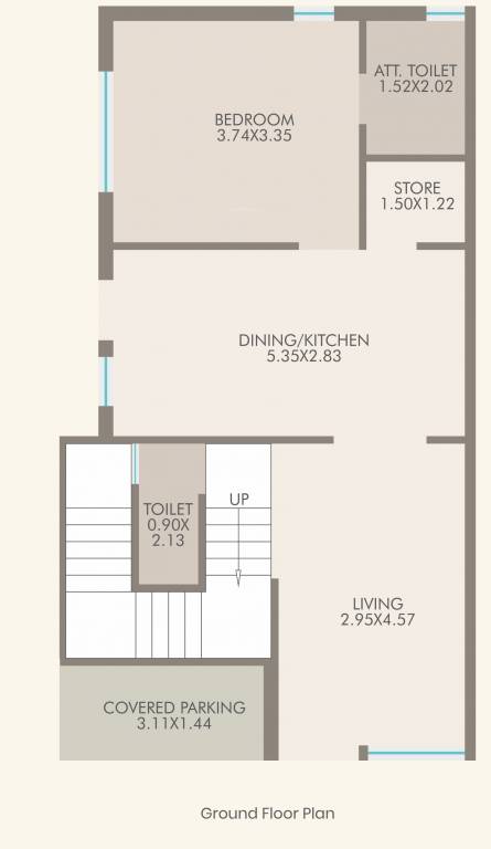  kalpchandra serenity Floor Plan Ground Floor Plan