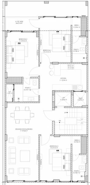  luxury-floors-dlf-phase-2 Floor Plan Floor Plan