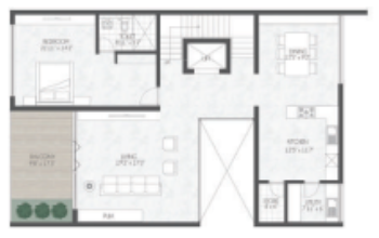  vantage sukra Floor Plan First Floor Plan