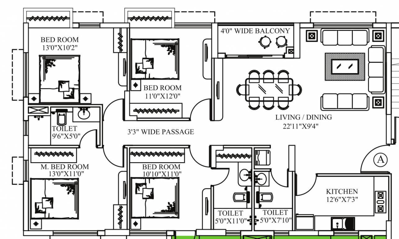 Floor Plan srijan natura Floor Plan Floor Plan