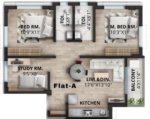  delta-infra-heights-grove-10-810 Floor Plan Floor Plan