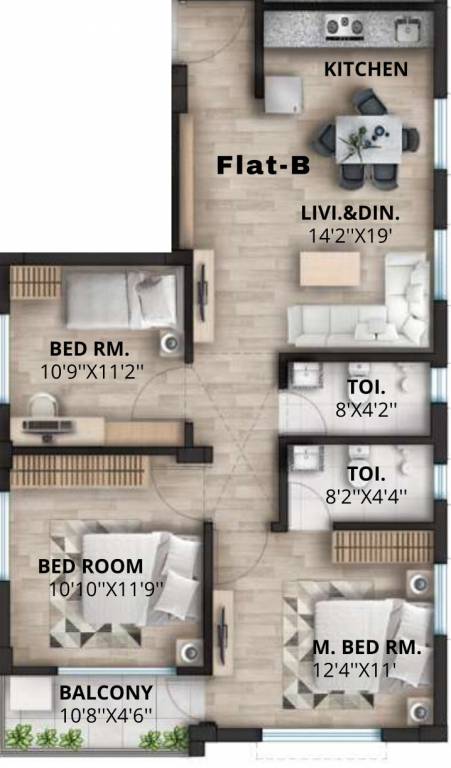 Floor Plan delta infra heights grove 10 810 Floor Plan Floor Plan
