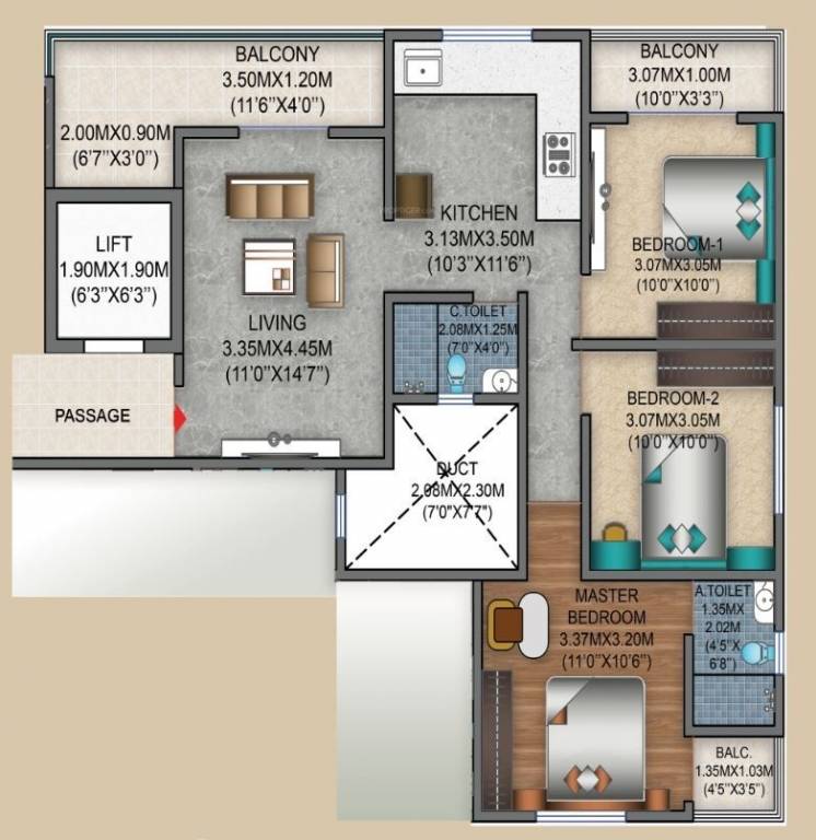  meraki tower Floor Plan Floor Plan