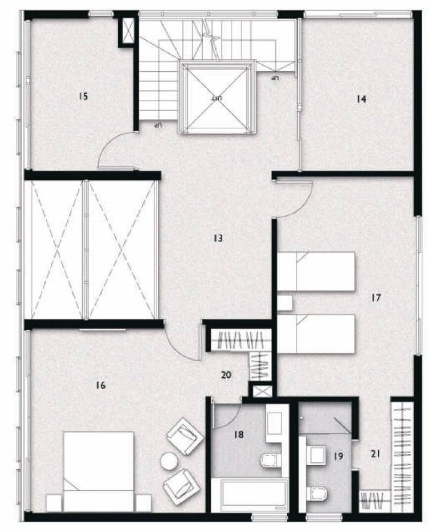  space station Floor Plan Upper Level Floor