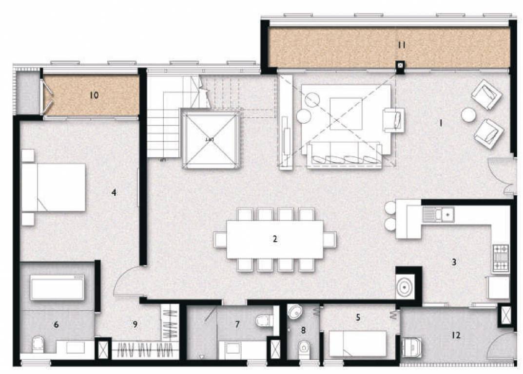  space station Floor Plan Lower Level Floor