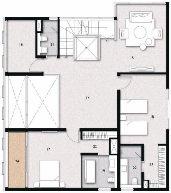  space station Floor Plan Upper Level Floor