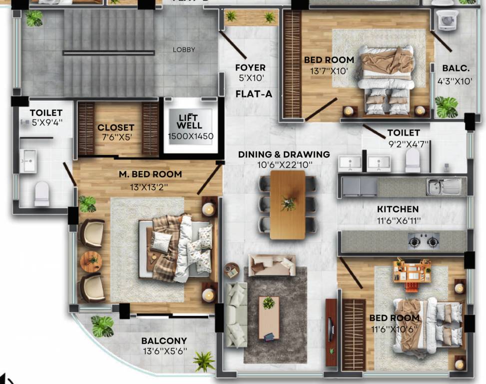  delta infra heights parkview ba 182 Floor Plan Floor Plan