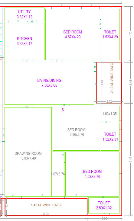 Floor Plan shree arunachala apartments Floor Plan Floor Plan