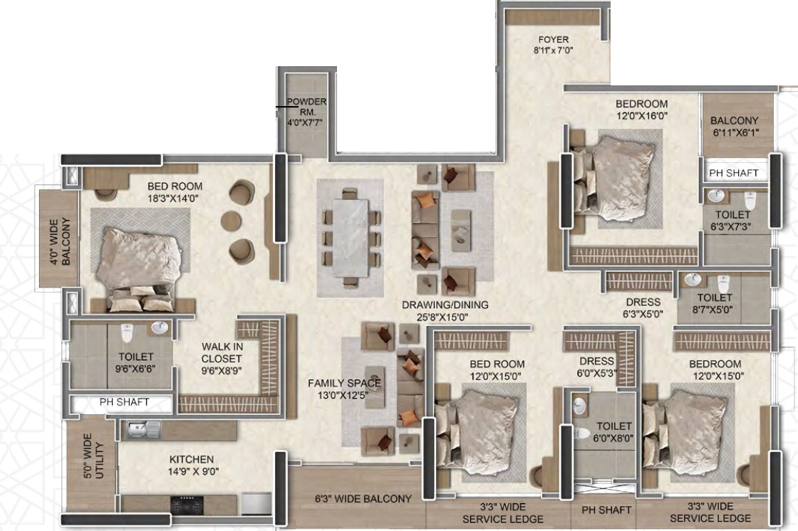 Floor Plan sree panchanan residency Floor Plan Floor Plan