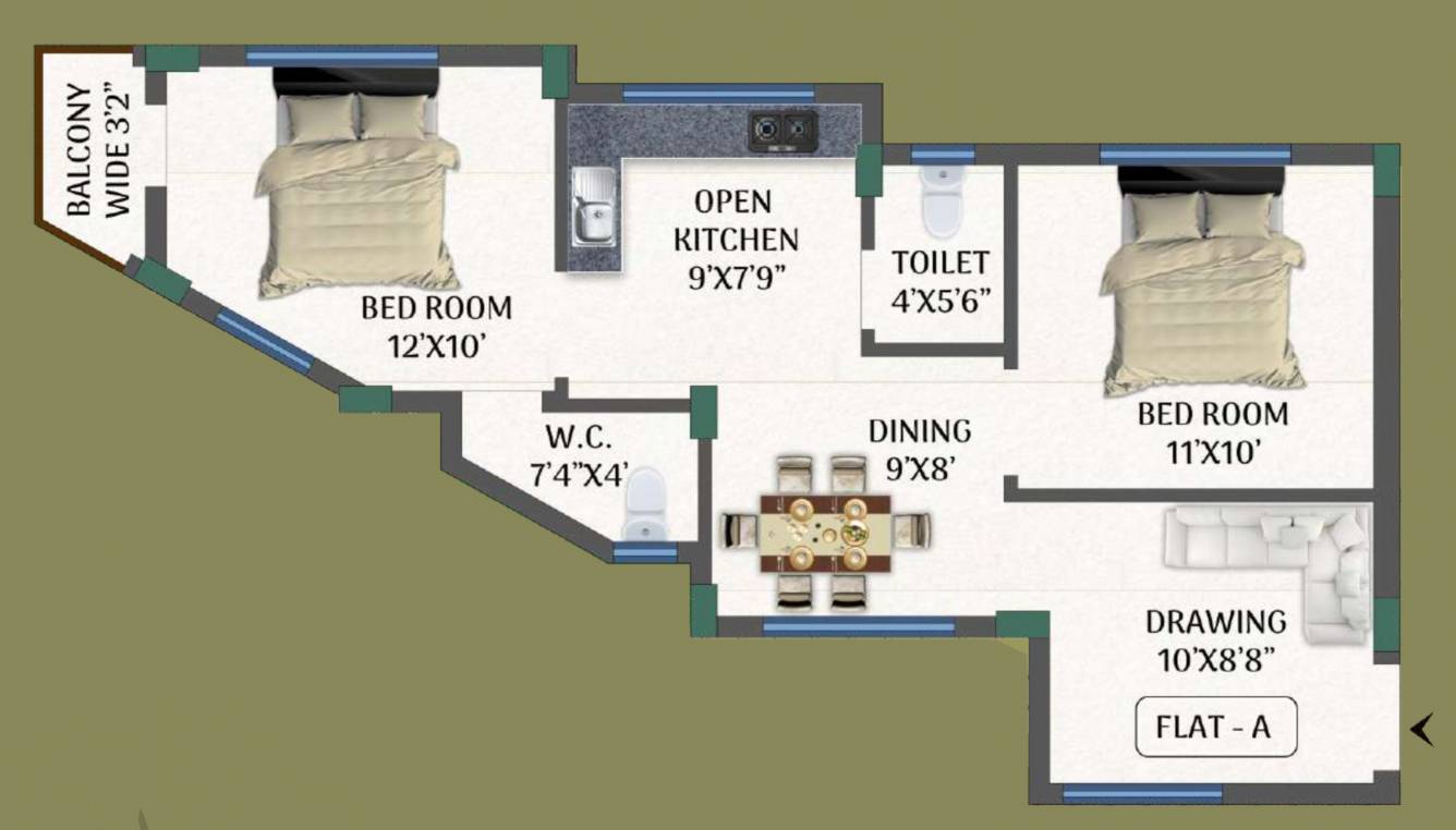  city park residency Floor Plan Floor Plan
