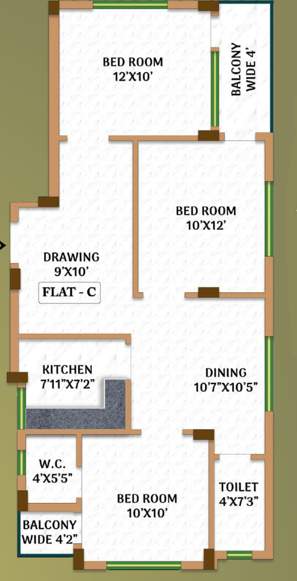  city park residency Floor Plan Floor Plan