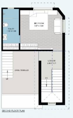  shyam-kutir-86 Floor Plan Second Floor Plan