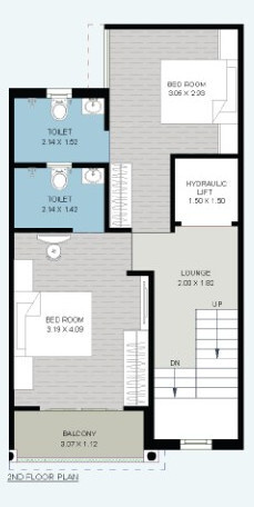  shyam kutir 86 Floor Plan Second Floor Plan